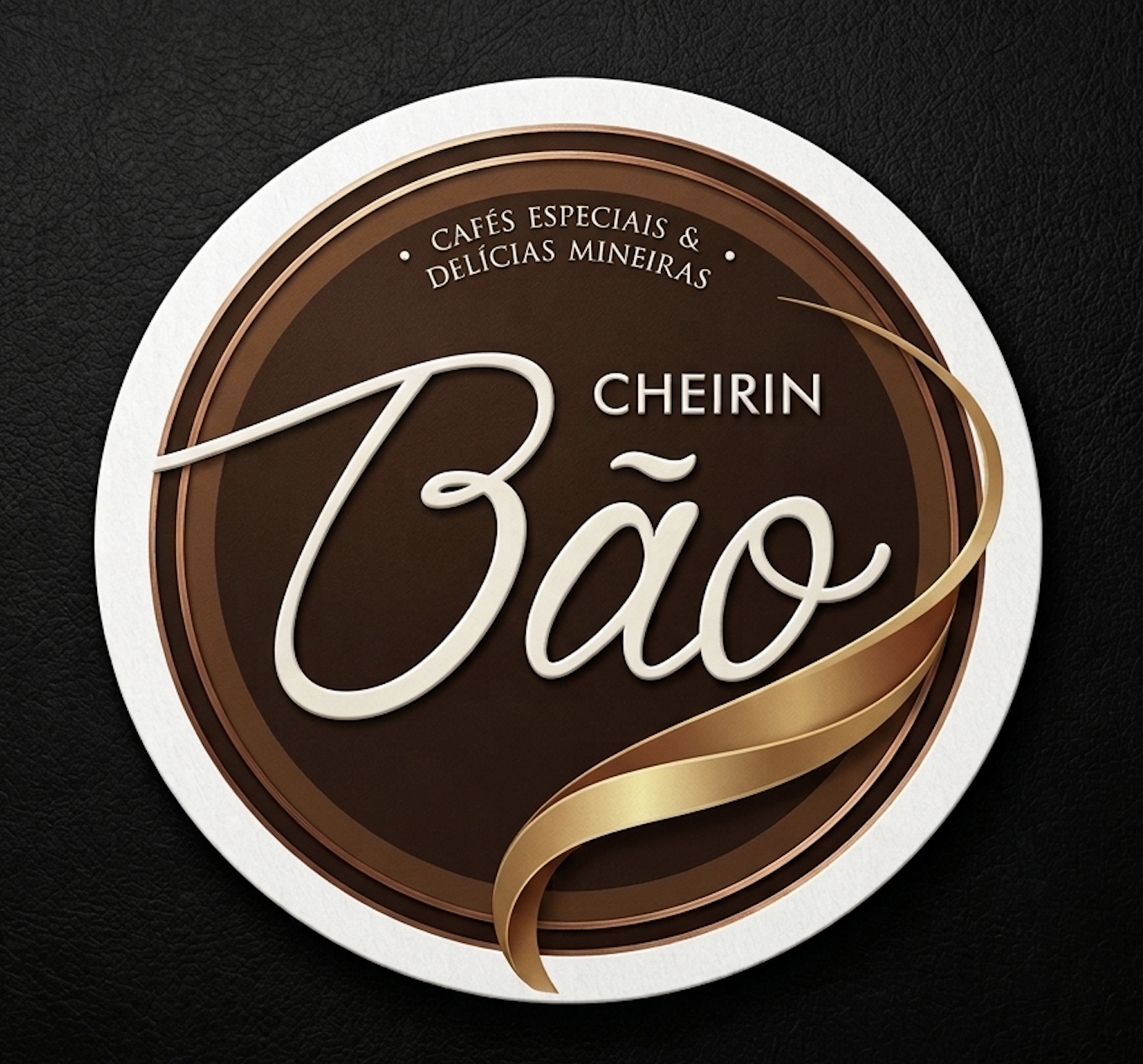 Logotipo de Cheirin Bão Café